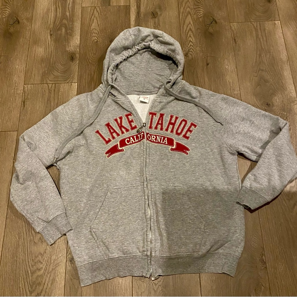 LAKE TAHOE California zip up sweatshirt
